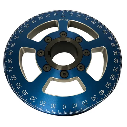 Jaycee VW Billet 6 Inch Street Power Pulley In Blue