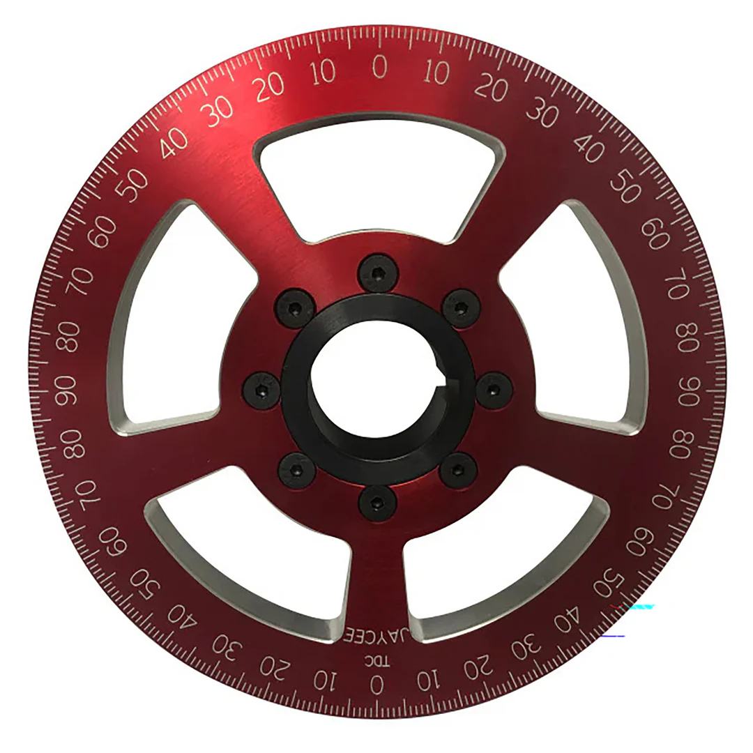 Jaycee_VW_Billet_7_Inch_Street_Pulley_In_Red