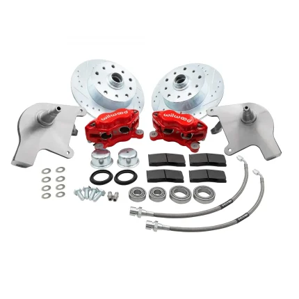 Wilwood 4 Piston Drop Spindle Disc Brake Kit For Balljoint VW Bug